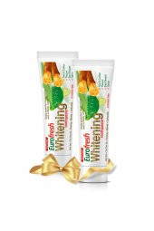 Aloe Veralı Misvaklı Beyazlatıcılı Diş Macunu 2li Alım 112gr - 1