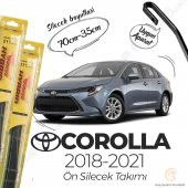İnwells Hibrit Silecek Takımı Toyota Corolla 2018-2021 ile uyumlu - 1