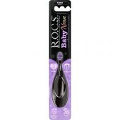 R.o.c.s. Baby Neon 0-3 Yaş Için Ekstra Yumuşak Diş Fırçası - Mor - 1