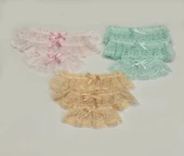 ASM1188 Kadın Dantel Set 3 Renk 9 lu Kol ve Bacak Bantları - 3