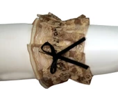 ASM1190 Kadın 4 lü Altın Dantel Narin Senindir Aksesuar seti - 7