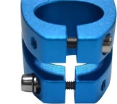 Wake Mavi Bisiklet Kısa Gidon Boğazı 40mm Bisiklet Yedek Parça Aksesuarı - 4