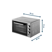 Akel Lambalı, Termostatlı, Çift Tepsili 38 Litre Midi Fırın Af380l - 2