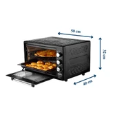 Akel Lambalı, Termostatlı, Çift Tepsili 38 Litre Midi Fırın Af380l - 3