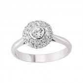 Gümüş Zirkon Taşlı Bayan Yüzük  SL2596 thumbnail 1