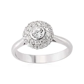 Gümüş Zirkon Taşlı Bayan Yüzük  SL2596 thumbnail 2