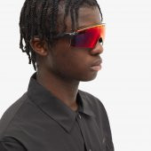 Oakley Encoder Strike Vented Bisiklet Güneş Gözlüğü Matte Black Prizm Road thumbnail 2