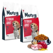 Mercy Biftekli Yetişkin Köpek Maması 15 Kg x 2 Adet - 1