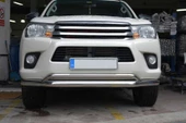 OMSA Toyota Hilux Vegas Ön Alt Koruma Çap:76-42 Krom 2015-2020 Arası - 2