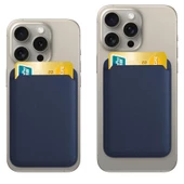 Magsafe Animasyonlu Deri Cüzdan 12-13-14-15 Modelleri İle Uyumlu thumbnail 4