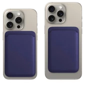 Magsafe Animasyonlu Deri Cüzdan 12-13-14-15 Modelleri İle Uyumlu thumbnail 1