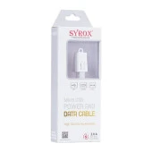 Syrox 2.0A Micro Powerbank & Data Kablo 0.25M C19 - 1