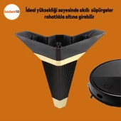 Alcazar Köşe 6'lı Set Mobilya TV Ünitesi Çekyat Koltuk Kanepe Destek Ayağı 14 cm Siyah M8 Civatalı - 6