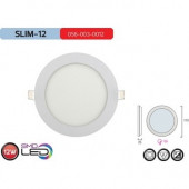Horoz Elektrik Slim-12 Led Round Panel 12w  Beyaz Işık - 1