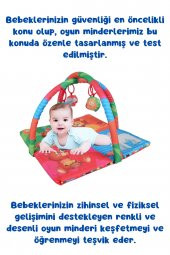 Katlanabilir Çocuk Oyun Matı Bebek ve Okul Öncesi OSEyuncakları Taşınabilir Oyun Halısı - 6