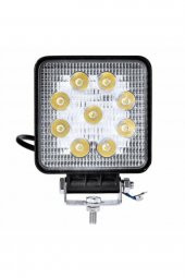 9 Led Kare Sis Çalışma Lambası 12/24V - 1