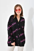 FTZ Women Kadın  Barbie Hırka  Siyah 20676 thumbnail 5