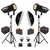 GDX LV-700C-II 2'li Full Set (70x100 Softbox + 260 cm Kalın Işık Ayağı) - 1