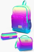 Coral High Kids Renk Geçişli 3'lü Okul Çanta Seti - Kız Çocuk - 1