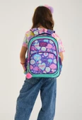 Coral High Yeşil Mor Üç Bölmeli İlkokul Okul Sırt Çantası - Kız Çocuk thumbnail 2
