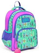 Coral High Açık Yeşil Pembe Yazılı İlkokul Okul Sırt Çantası - Kız Çocuk thumbnail 1