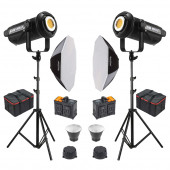 GDX LV-700C-II 2'li Full Set (95 cm Bowens Octagon Softbox + 260 cm Kalın Işık Ayağı) - 1