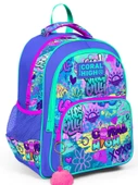 Coral High Lavanta Yeşil Pembe Grafiti İlkokul Okul Sırt Çantası - Kız Çocuk thumbnail 1