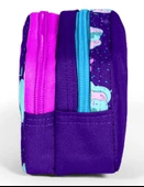 Coral High İki Bölmeli Kız Çocuk Mor Fil Kalem Çantası Kalemlik thumbnail 2