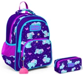 Coral High Mor Fil Kız Çocuk İlkokul Sırt Çantası ve Kalemlik Seti thumbnail 1