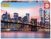 Educa 1000 Parça Brooklyn Köprüsü Neon Karanlıkta Parlayan Puzzle thumbnail 2