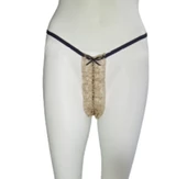 ASM1193 Kadın Dantel Altın Pece String - 1