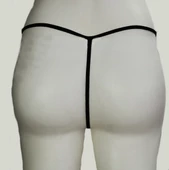 ASM1192 Kadın Siyah Dantel Sessione String thumbnail 3