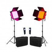Gdx CF-1500R Rgb 2'li Rgb Led Video Işık Seti - 1