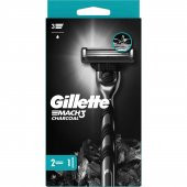 Gilette Mach 3 Charcoal Makine Razor 2UP - 2