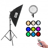 Gdx Pro TLB-500 RGB İkili Set - Fotoğraf & Video Çekim Işığı (Dimmerli) thumbnail 4