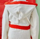 Karaca Home Çocuk Bornoz Seti 4-6 Yaş Peanuts Joe Nakışlı - 4