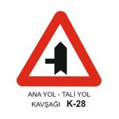Ana Yol Tali Yol Kavşağı Trafik Levhası - 1