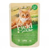Sams Field Sf Cat Pouch Duck Filets/jerusalem Artichoke 85 G / Yaş Kedi Maması Ördek, Tavuk Ve Yer Elması SKT: 02/2026 - 1