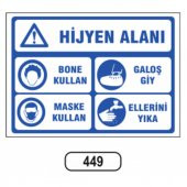 Hijyen Alanı Levhası - 1