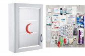 Ecza Dolabı İçi Dolu Lüx İlk Yardım İçerikli PVC 50x35x16 CM-159+PHL - 1