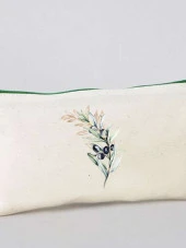 Gedene Zeytin Dalı Desenli Gabardin Kumaş Kalemlik - GDN20234005 - 3