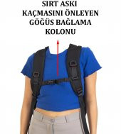Laptop Sırt Çantası 17 İnç Tablet USB Bölmeli 8683255012763 - 4