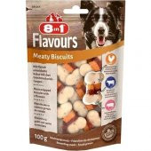 8in1 Flavours Meaty Biscuits Kıtır Köpek Ödülü Skt : 09/2026 - 1