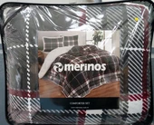 Merinos Comforter Set, Çift Kişilik Yorgan Seti (220x240)-Anna Gri thumbnail 4