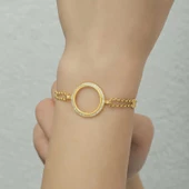 Gümüş Altın Kaplama Kadın Bileklik  SL4568 thumbnail 4