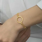 Gümüş Altın Kaplama Kadın Bileklik  SL4568 thumbnail 3