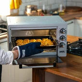 Akel Lambalı, Termostatlı, Çift Tepsili 32 Litre Midi Fırın Af280l - 3