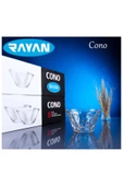 Rayan Cono 6'lı Noktalı Cam Kase - 1