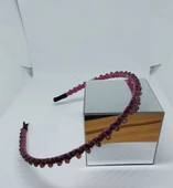 Parlak Boncuklu Işıltılı Abiye Tacı Genç Yetişkin thumbnail 7