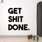 Oturma Odası, Ofis, Dükkan Duvar Sticker Bok Yap Motivasyonel Alıntı Kelimeler Cümle Motivasyon Dekor Çıkartmaları - 1